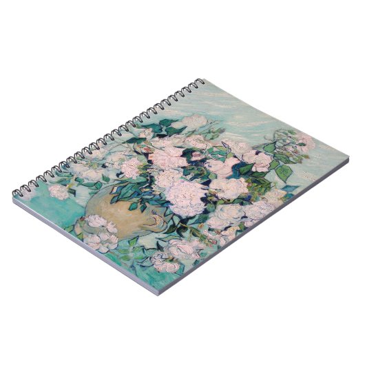 White Roses-1890-Vincent van Gogh Notitieboek (Linkerzijde)