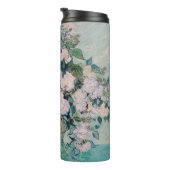 White Roses-1890-Vincent van Gogh Thermosbeker (Geroteerd rechts)