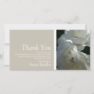 White Roses 3 Sympathie Bedankt dat je Stempel aan