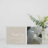 White Roses 3 Sympathie Bedankt dat je Stempel aan (Staand voorkant)