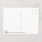 White Roses and Ferns Wedding Save the Date Aankondigingskaart (Achterkant)