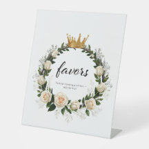 White Roses & Baby's Breath Favors