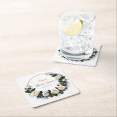 White Roses & Blue Baby’s Breath Kartonnen Onderzetters (Insitu)