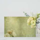 White Roses  Briefpapier (Staand voorkant)