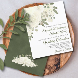 White Roses Elegant BUDGET Weddenschap