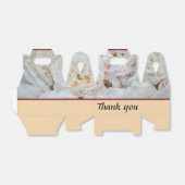 White Roses Favor Box Bedankdoosjes (Uitgevouwen)