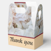 White Roses Favor Box Bedankdoosjes (Geopend)