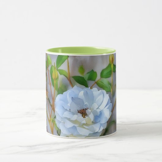 White Roses Garden Art Mok Cup (Midden)