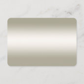 White Roses Gold Hearts Detail Enclosure Kaart (Achterkant)