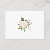 White Roses Greenery Bridal raden hoeveel Kisses Informatiekaartje (Achterkant)
