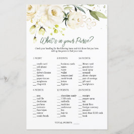 White Roses Greenery Bridal Wat zit er in je tas