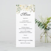 White Roses Menu (Staand voorkant)