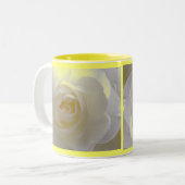 White Roses Mok Coffee Cup Mooi Roos decor (Voorkant links)