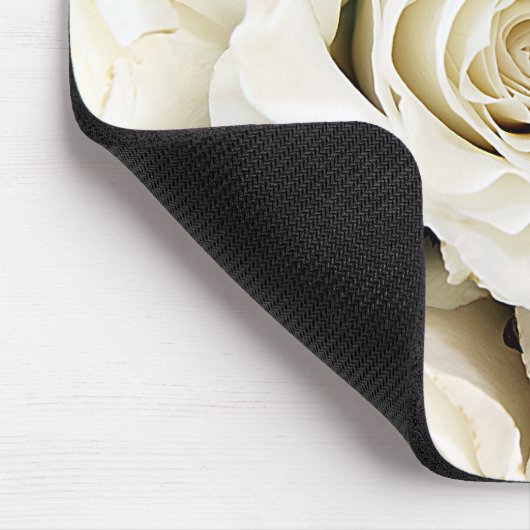 White Roses Mousepad Muismat (Hoek)