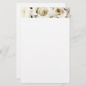 White Roses Stationery Briefpapier (Voorkant / Achterkant)