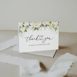 White Roses Vrijgezellenfeest Flat Dank u Kaarten