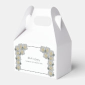 White Roses Wedding Bedankdoosjes (Voorkant Zijde)