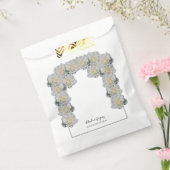 White Roses Wedding Bedankzakje (Gezegeld)