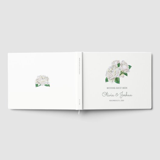 White Roses Wedding Gastenboek (Volledig)