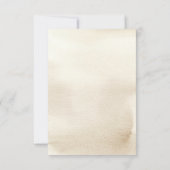 White Roses Wedding Invitation Kaart (Achterkant)