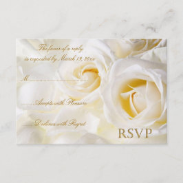 White Roses Wedding RSVP