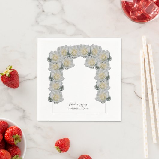 White Roses Wedding Servet (Insitu)