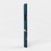 White Roses Wreath Gothic Background Case-Mate iPhone Case (Achterkant/rechts)