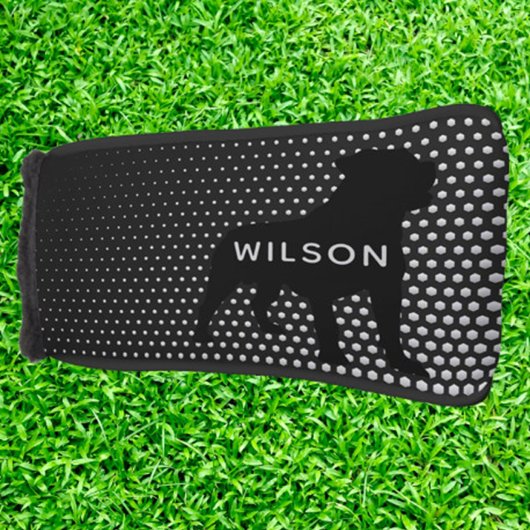  WHITE Rottweiler PUTTER Golfheadcover