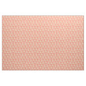 White & Roze Daisies Pattern Fabric Stof (Yard (91,4 cm))