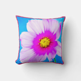 White & Roze Daisy Pillow Kussen