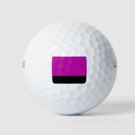 White, Roze en Black Ombre Golfballen