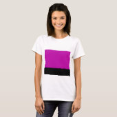 White, Roze en Black Ombre T-shirt (Voorkant volledig)