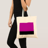 White, Roze en Black Ombre Tote Bag (Voorkant (product))