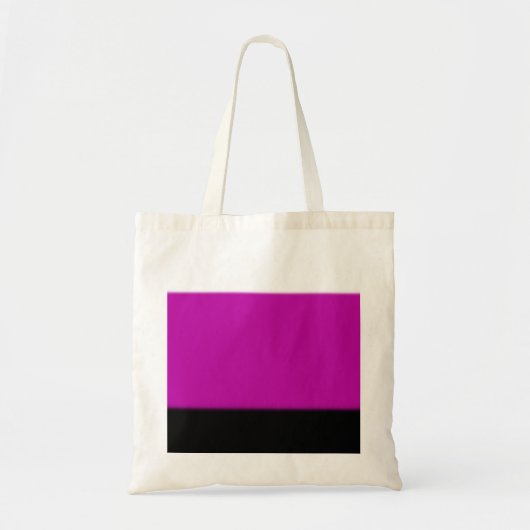 White, Roze en Black Ombre Tote Bag (Voorkant)