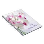 White roze orchideeën Wedding Planner-laptop Notitieboek (Rechterzijde)