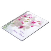 White roze orchideeën Wedding Planner-laptop Notitieboek (Linkerzijde)