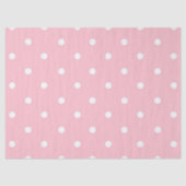 White roze pols dot papier (Voorkant)