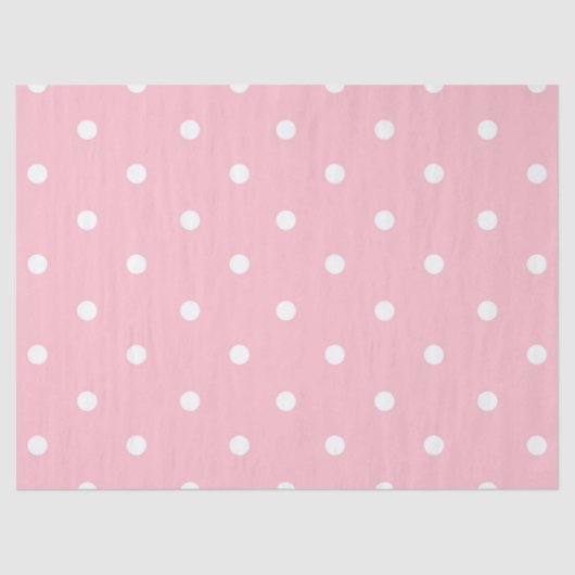White roze pols dot papier (Voorkant)