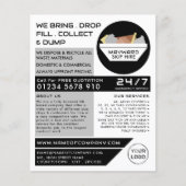 White Rubbish Skip, Skip/Dumpster Company Flyer (Voorkant)