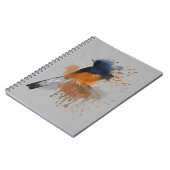 White Rumped Shama Bird Notitieboek (Linkerzijde)