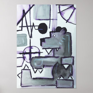 White run poster