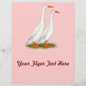 White Runner Ducks Flyer (Voorkant)