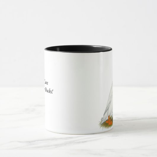 White Runner Ducks Mok (Midden)