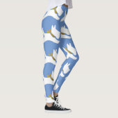 White Running Scotties Your Background Color Leggings (Rechts)