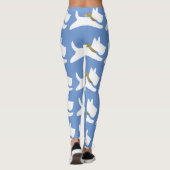 White Running Scotties Your Background Color Leggings (Achterkant)
