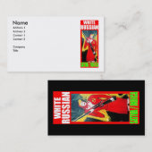 WHITE RUSSIAN SATIVA INDICA VISITEKAARTJE (Voorkant / Achterkant)