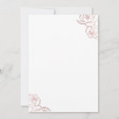 White Rustic Vrijgezellenfeest Kaart (Achterkant)