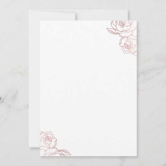 White Rustic Vrijgezellenfeest Kaart (Achterkant)