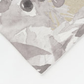 White Rustic Winter Rozen Shabby Chic Kraft Fleece Deken (Hoek)