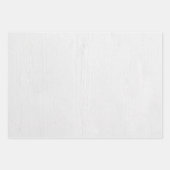 White Rustic Wood Digital Print Inpakpapier Vel (Voorkant)